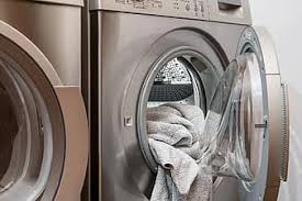 washing laundry in washing machine