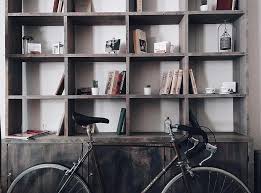 cycle and book shelf