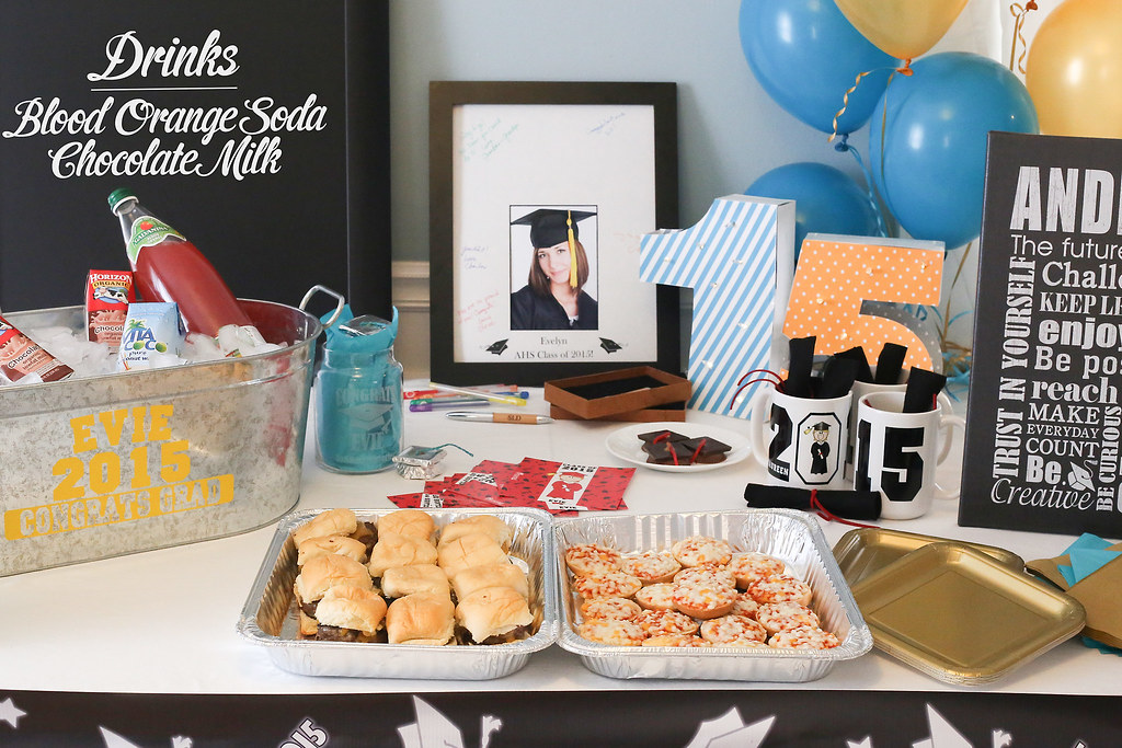 graduation party food table