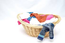 Basket full of clothes