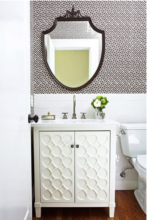 small toilet ideas wallpaper decor