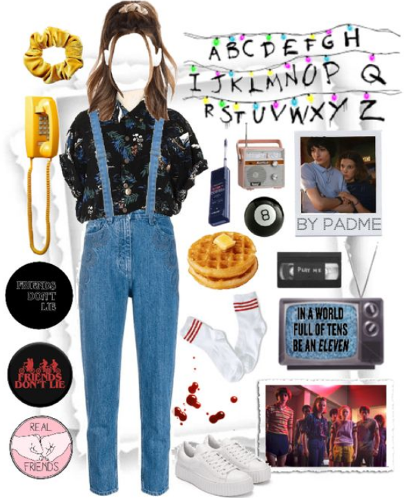 Stranger Things party ideas eleven costume