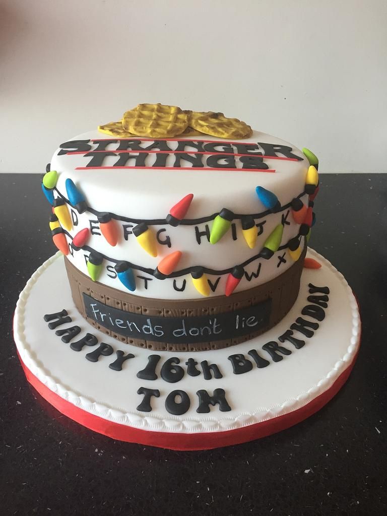 Stranger Things Party Cake