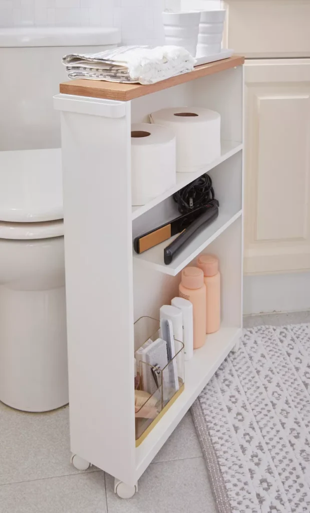 38. Opt for Slim Storage Solutions