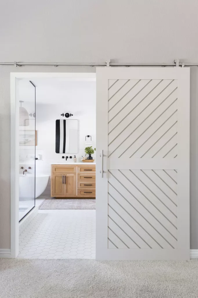  Herringbone Pocket Door