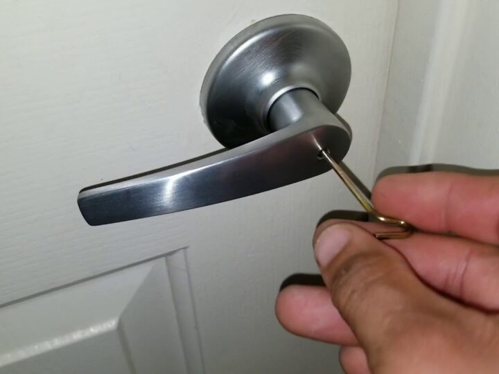 How To Unlock Bathroom Door?