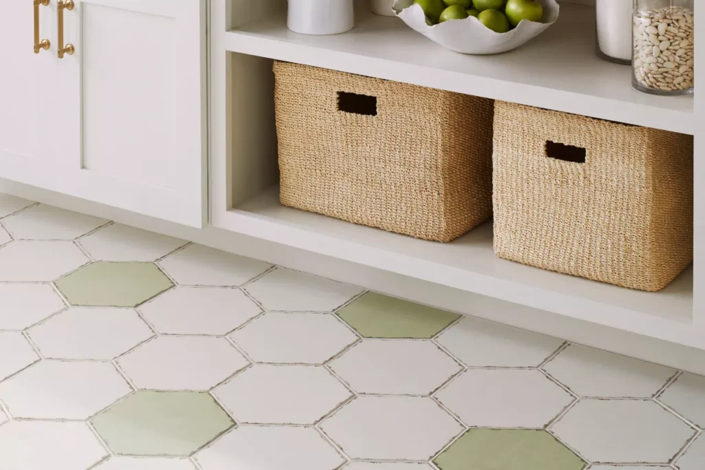 Modern Farmhouse Kitchen Floor Tile