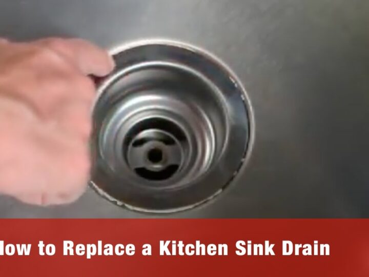 How To Replace Kitchen Sink Drain