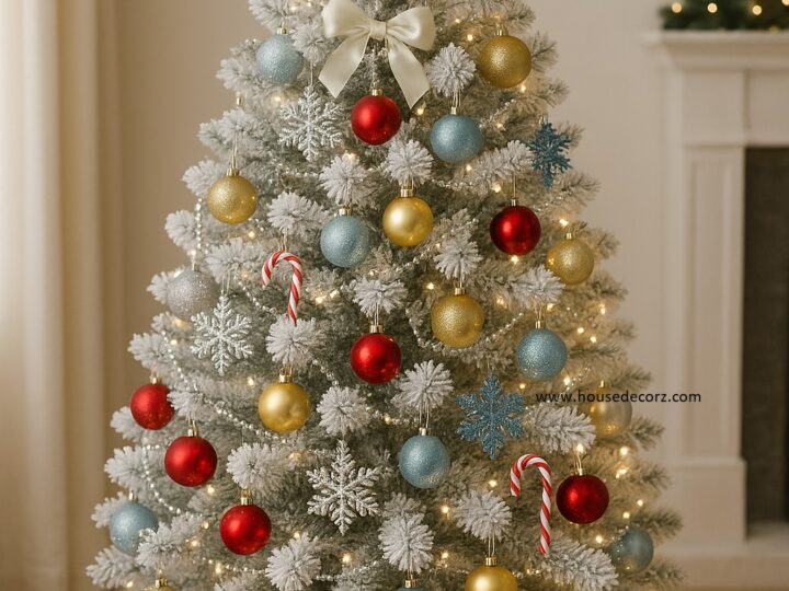 White Christmas Tree Decorations Ideas